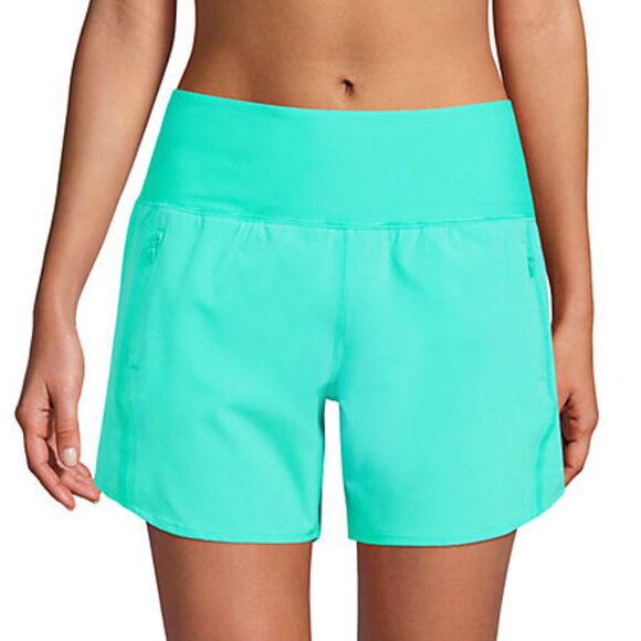 Lands' End 5-Inch Swim Shorts with Panty - Picture 2 of 6